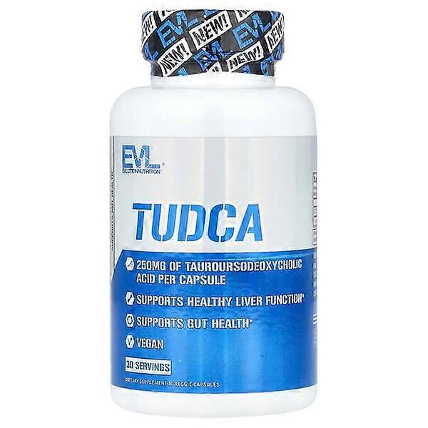EVLution Nutrition, TUDCA, 30 Veggie Capsules (250 mg per Capsule)