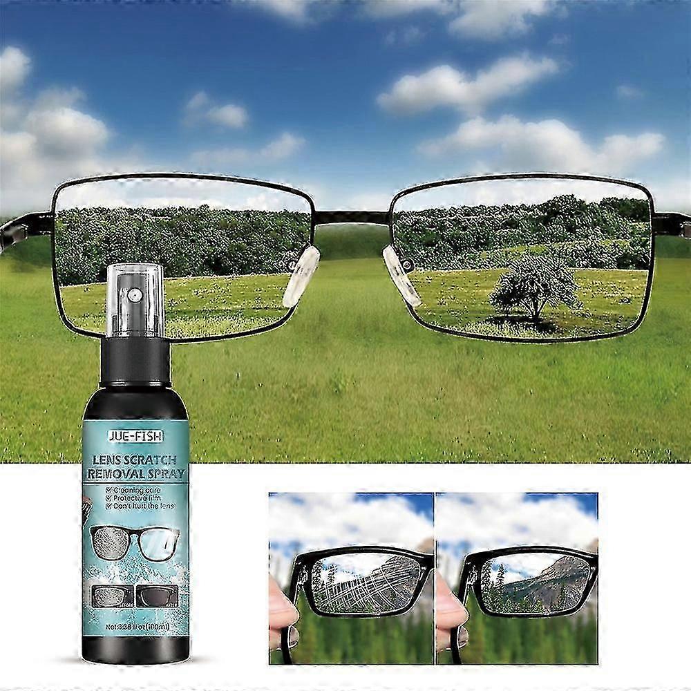 100ml הסרת שריטות עדשה ספריי זכוכית תיקון זכוכית נוזל נייד