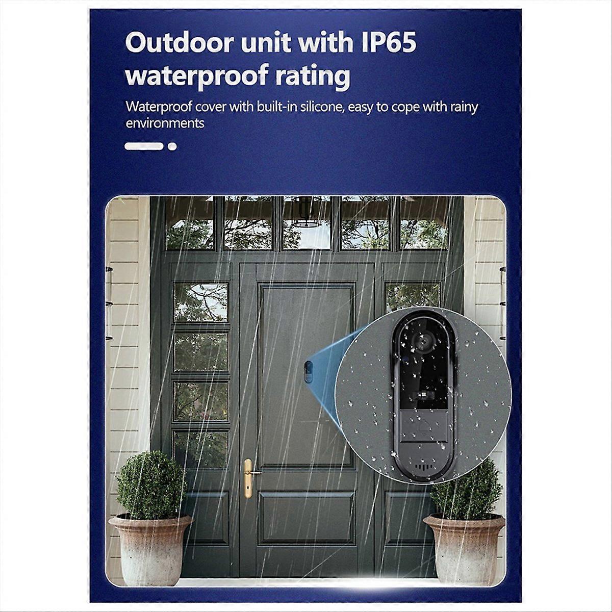 Wireless Waterproof Visual Doorbell IR Night Vision Door Bell