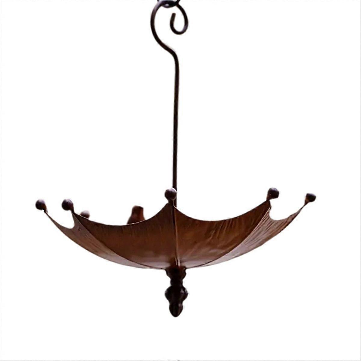 Hanging Bird Feeder Tray Bird Bath Umbrella Wild Bird Feeder Tray