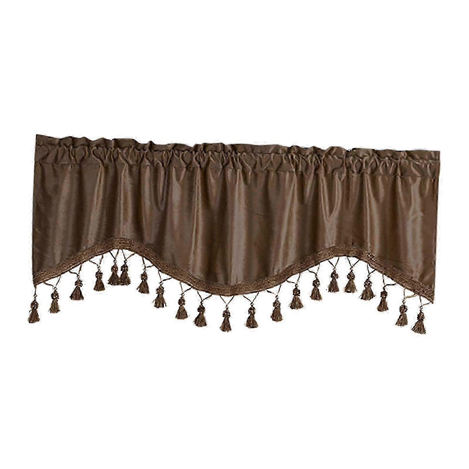 Small Window Curtains Valance Breathable Window Draperies for Bathroom Windows