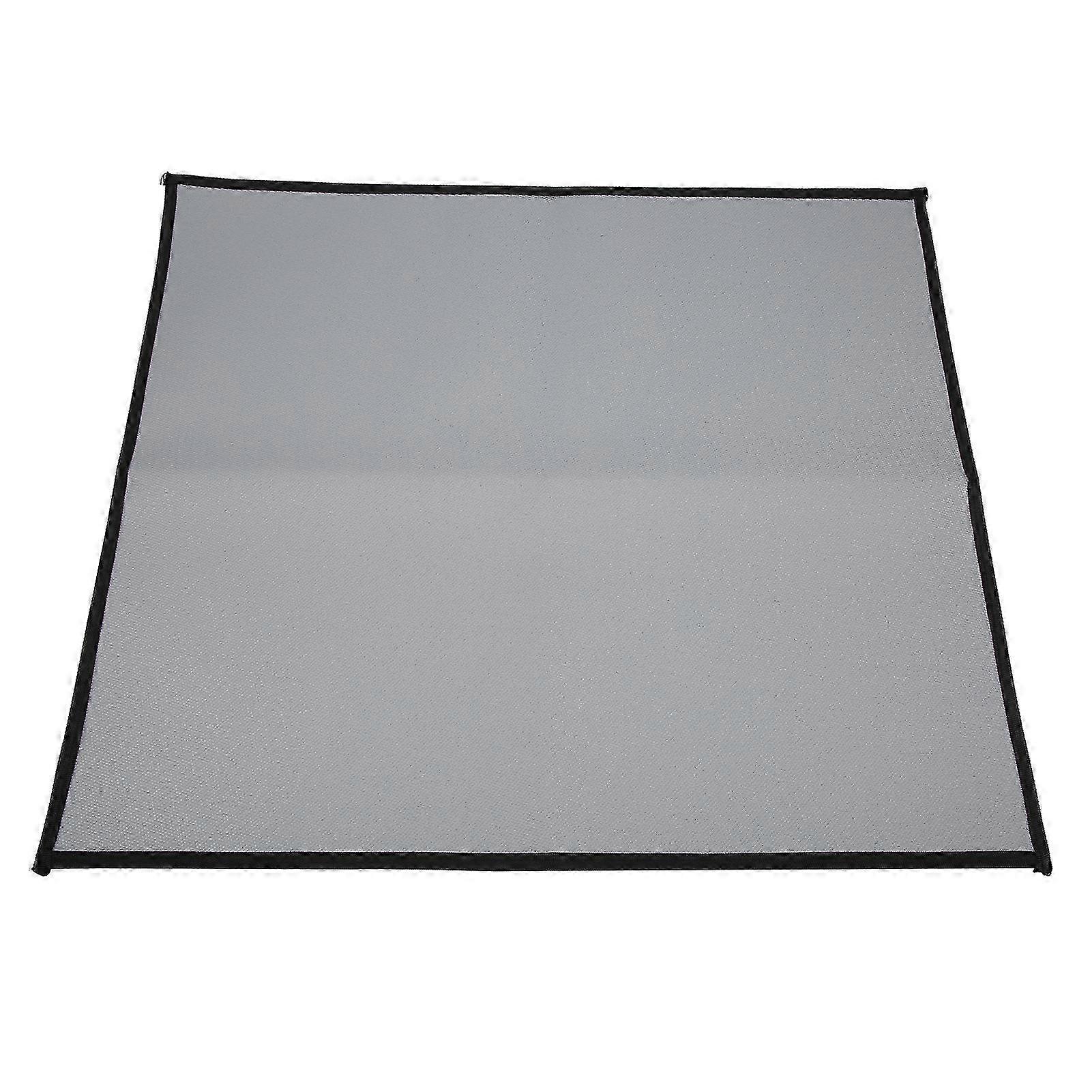 60x53cm Rectangular Fire Pit Pad Grill Mats Deck Protector Portable Silicone Camping Fireproof Cloth