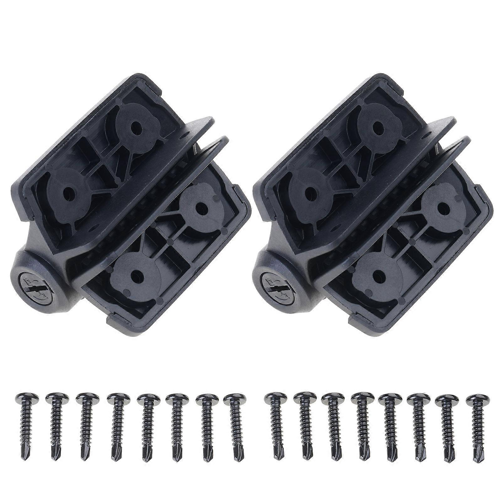 2Pcs Auto Closing Door Hinges Hardware Adjustable Tension Narrow Spring Hinges for Auto Closing Metal, Wood Gates Multicolor