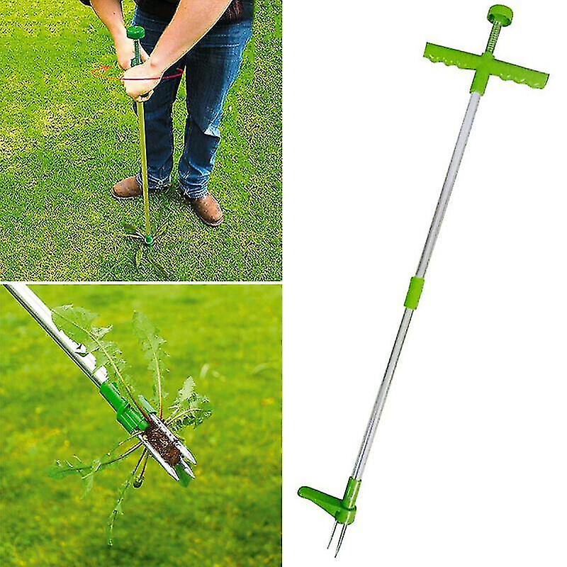 Gardening Forks Garden Weed Puller Steel Weeder Twister Weeding Root Remover Extractor