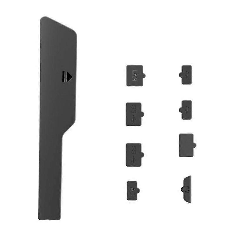 9Pcs/Set Rubber Dustproof Plug Dust Plug for PS 5 Slim Console Dust Protector