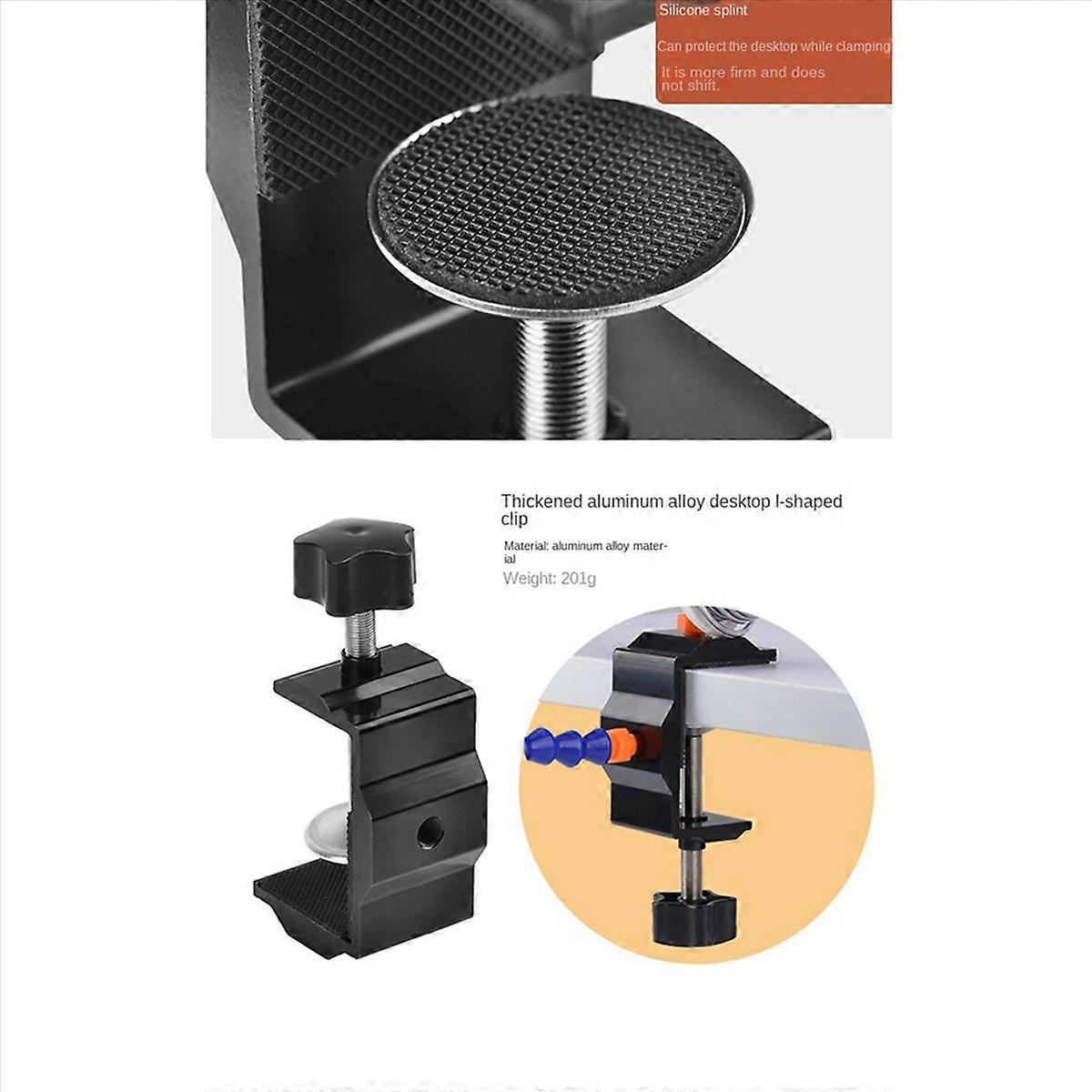 Table Clamp Soldering Station with 3 Flexible Arms (3 Claws)
