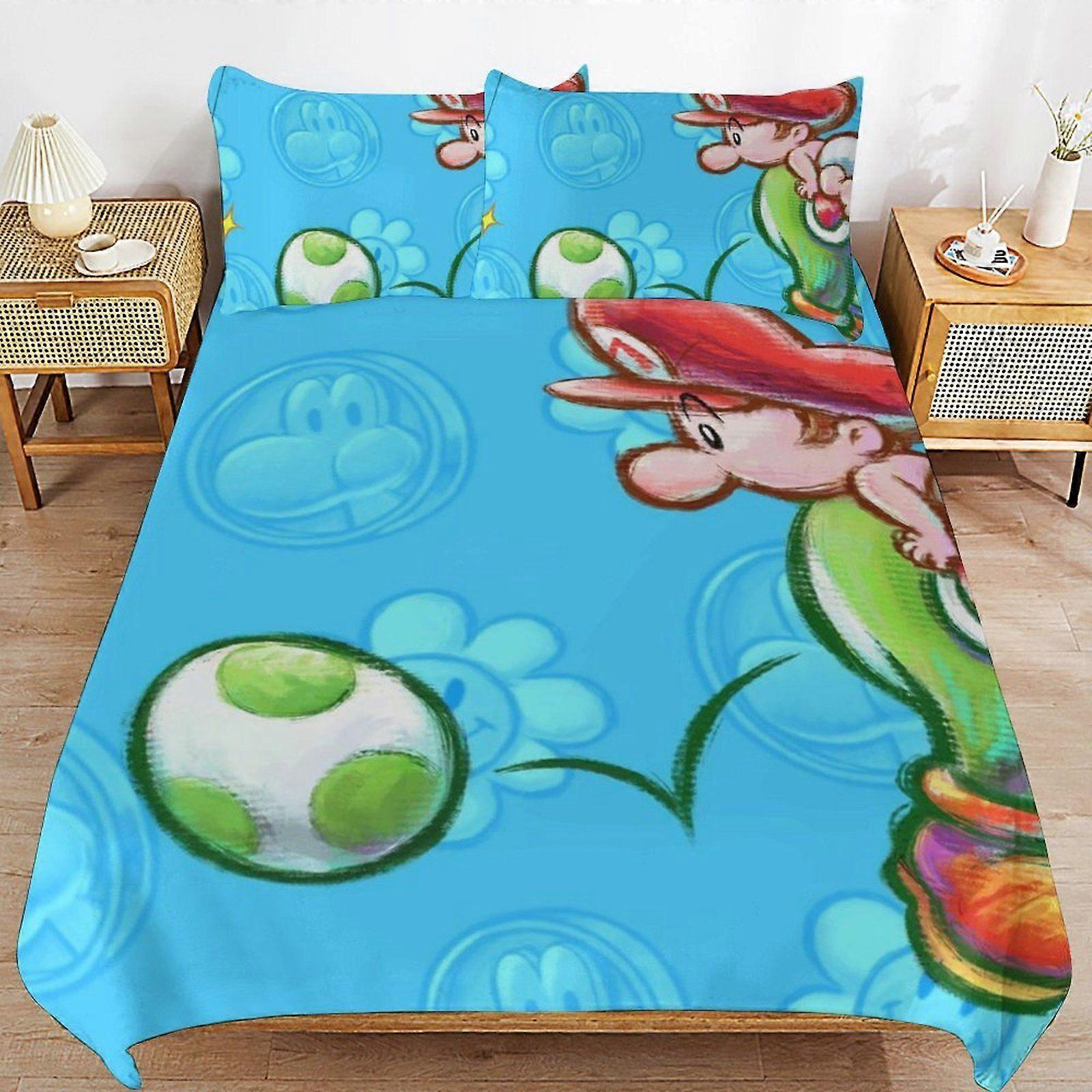 W651 Yoshi Durable Thread Count Secure Zipper Ultra Comfort Texture Duvet Cover Sets Bedding Solution M651