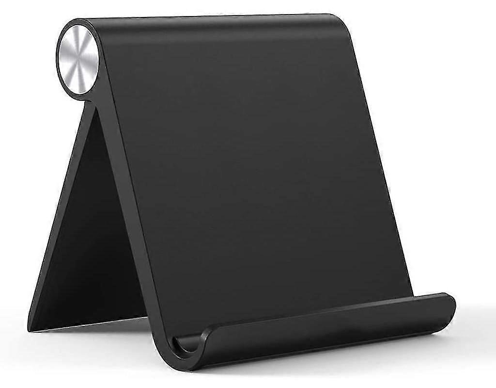 حامل لوحي للمنزل اللوحي حامل هاتف محمول متوافق مع ما يصل إلى 10 بوصات (أسود)