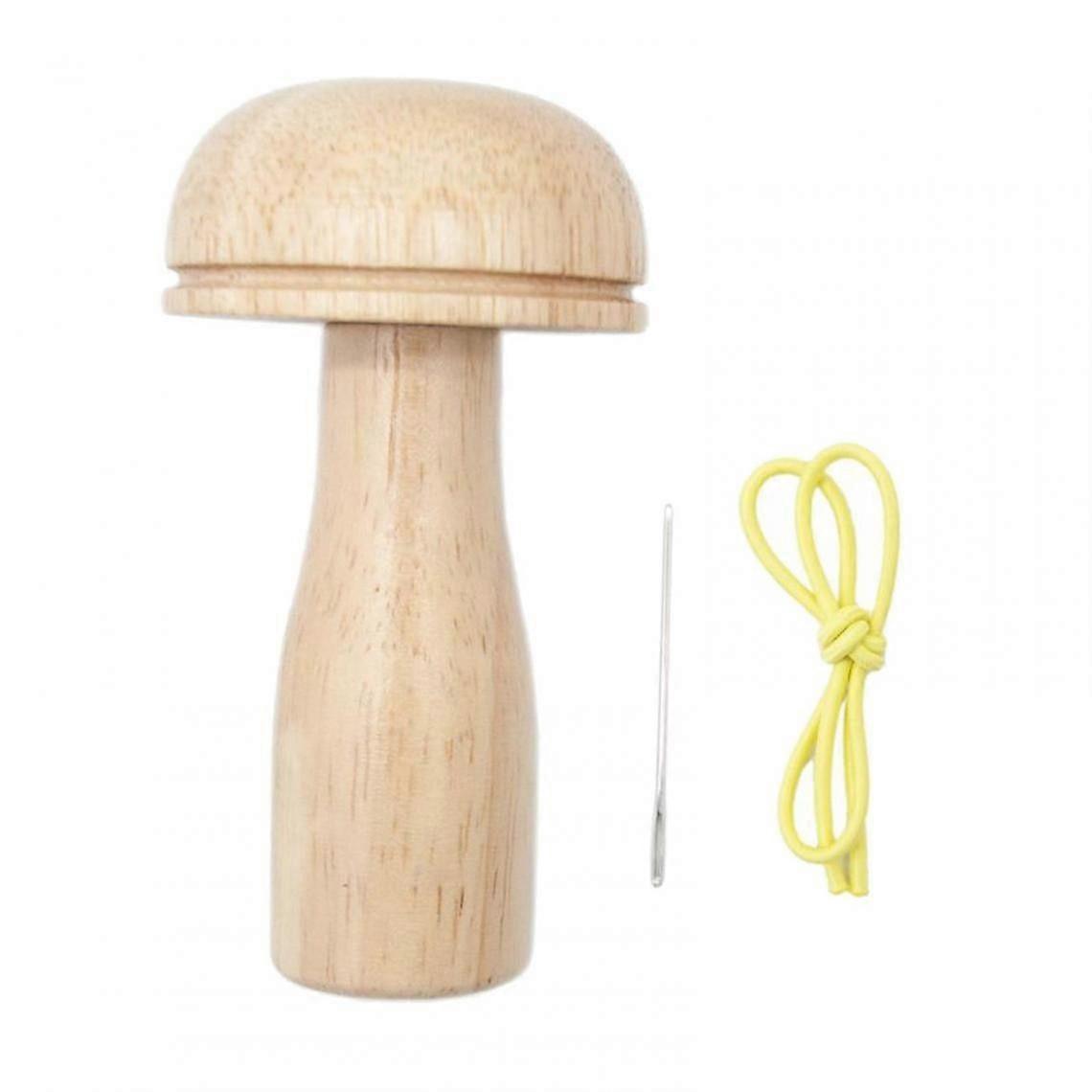 wooden darning tool diy darning mushroom