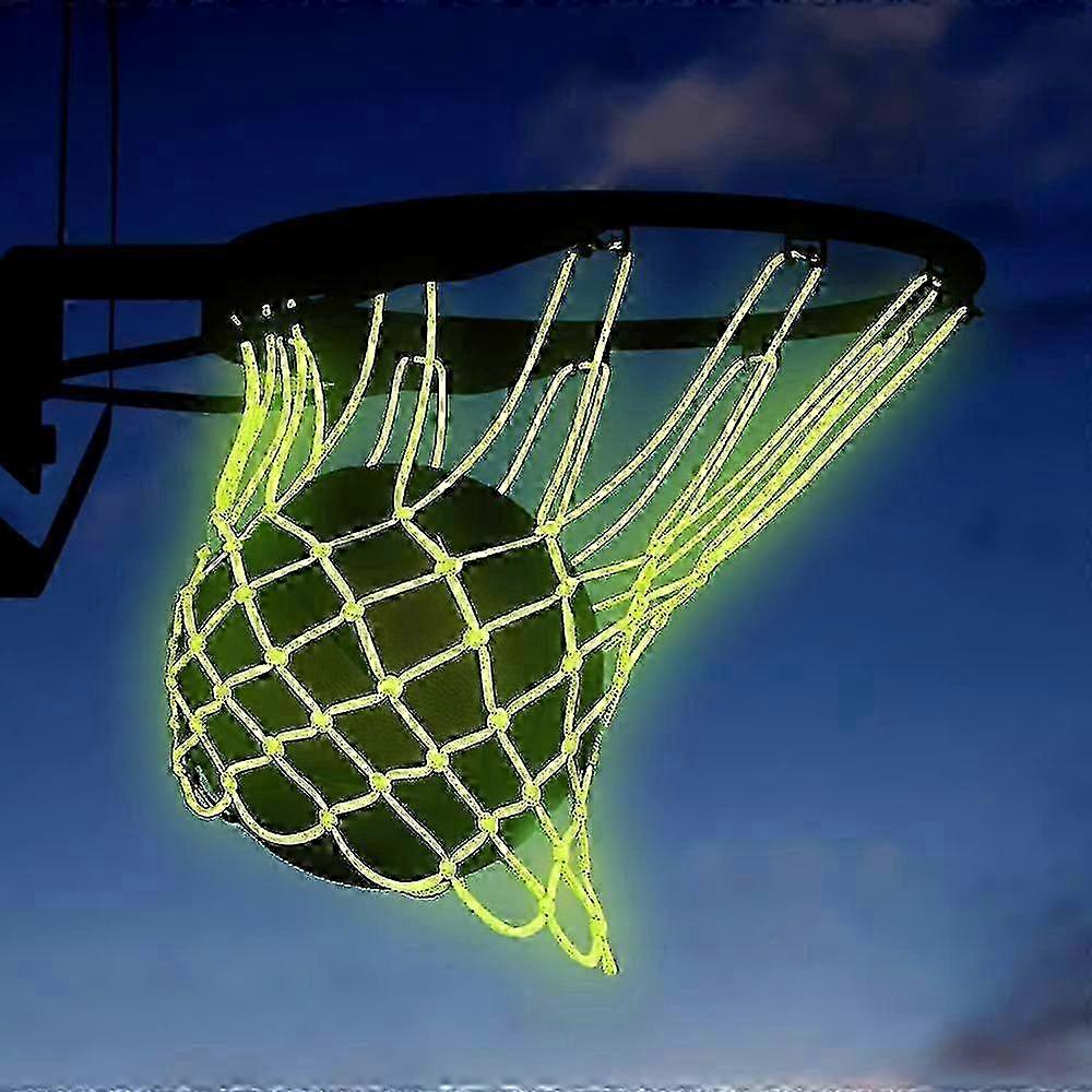 Luminous Basketball Net Green Fluorescent Basketball Net Night Sports For Player Training