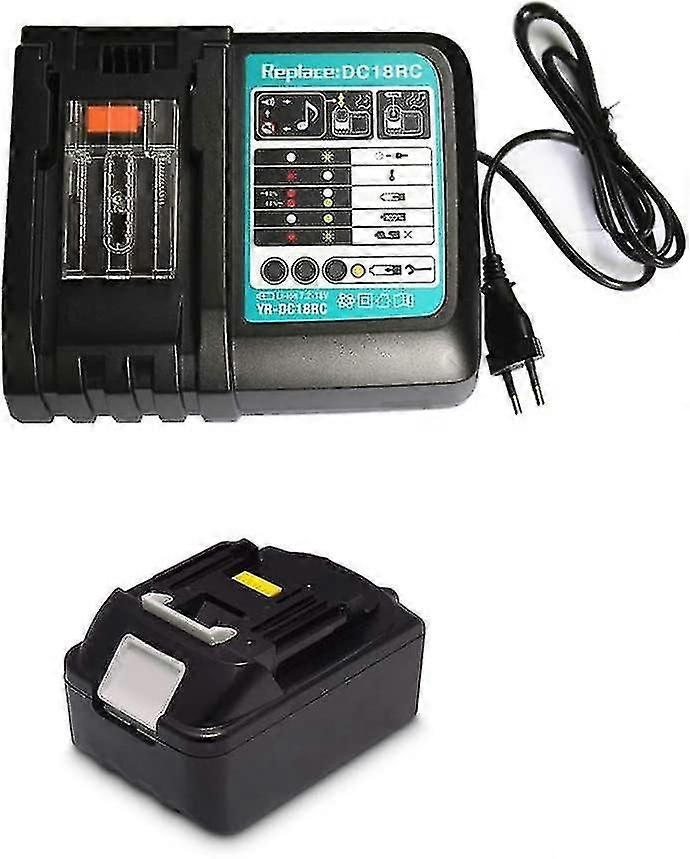 18v 4.0ah Spare Battery With 3a Charger Replace For Makita Dmr110 Dmr112 Dmr115 Dmr107 Dmr108 Dmr114 Dmr100 Dmr106 Dmr102 Dmr104 Dmr101 Dmr103b Batter
