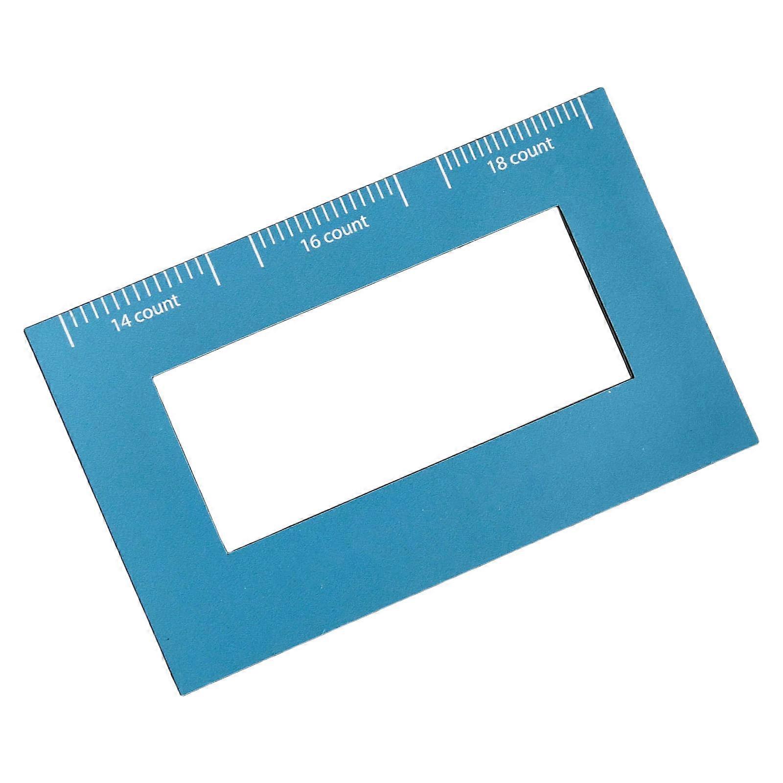 Magnetic Line Finder With Measurement Scale Knitting Aid Embroidery Pattern Guage Stitching Measuring Tool For Sewing Multicolor