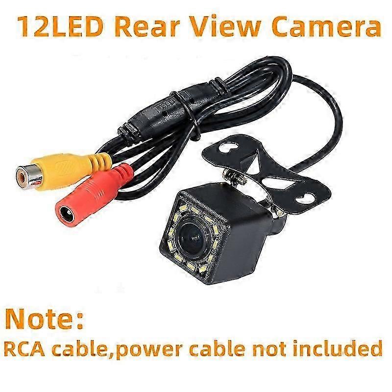 Car Rear View Camera Reverse Parking Backup Camera IP68 Waterproof CCD LED Backup Monitor HD Night Vision High-Definition Image