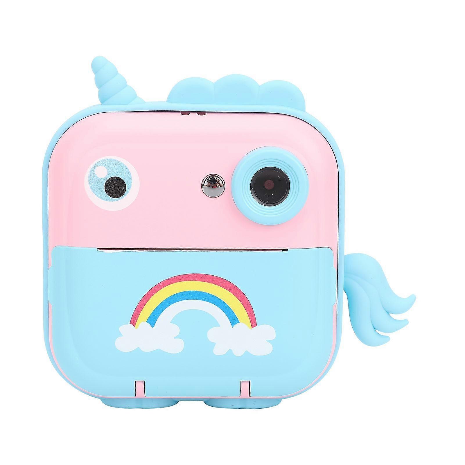 Kids Instant Print Camera 2.4inch HD Digital Video Children Camera with Printing Paper App Support for 3 14 Years Old