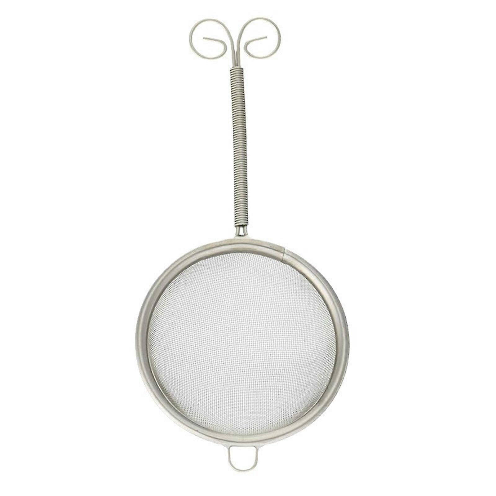 Stainless Steel Tea Infuser Strainer with Ergonomic Non‑Slip Handle for Coffee and Baking