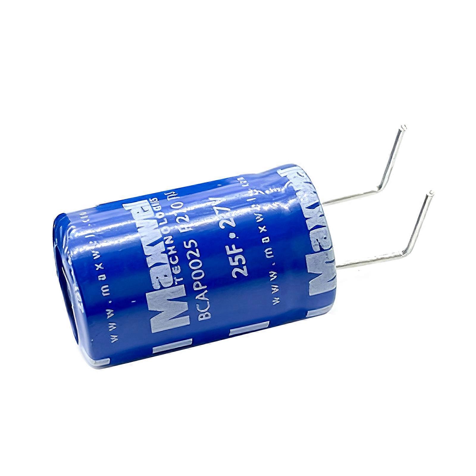 Automotive 2.7V 25F Powerful Capacitor For Harsh Environment And Data Loggers Instantly High Current Delivery Multicolor