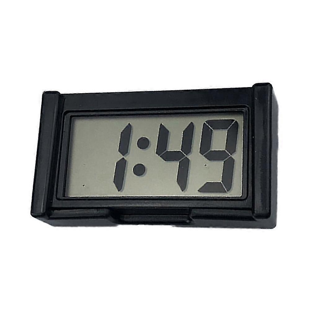 Ultra-thin Lcd Digital Display Car Dashboard Clock With Calendar Self-adhesive