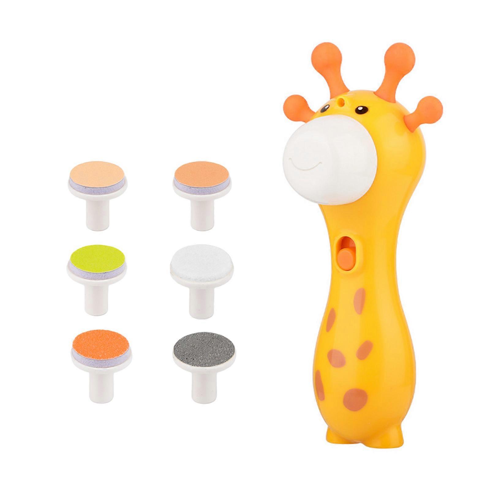 Baby Nails Grinder Gentle Filing System Low Vibration Operation 2 Speed Levels Lightweight Infant Safety Grooming Device Multicolor