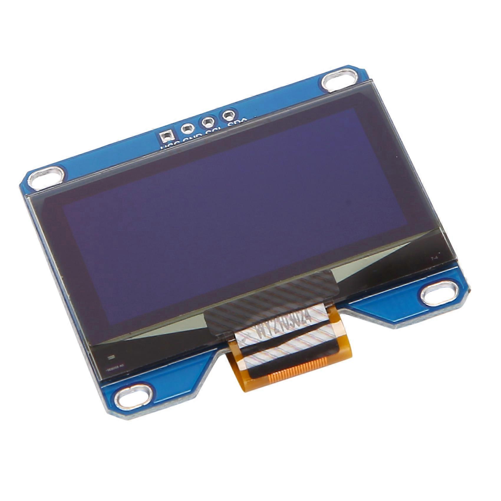 1.54 Inch 4PIN Blue Screen Module SSD1309 Drive OLED Display Module Compatible for SSD1306 I2C Interface 128X64