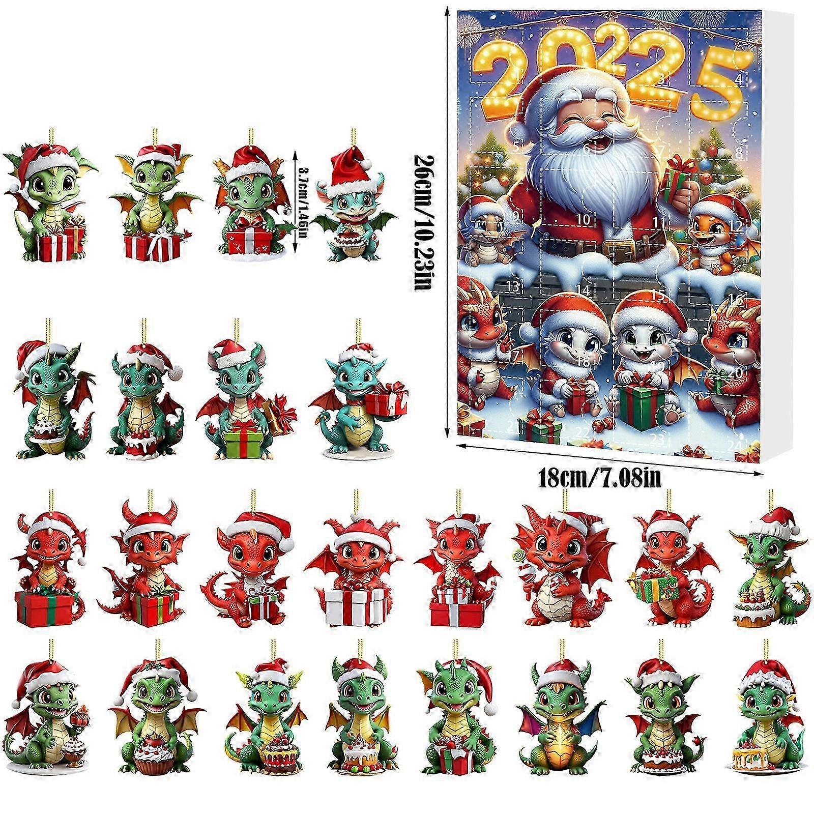 Christmas Advent Calendar for Home Decor with 24 Days Countdown