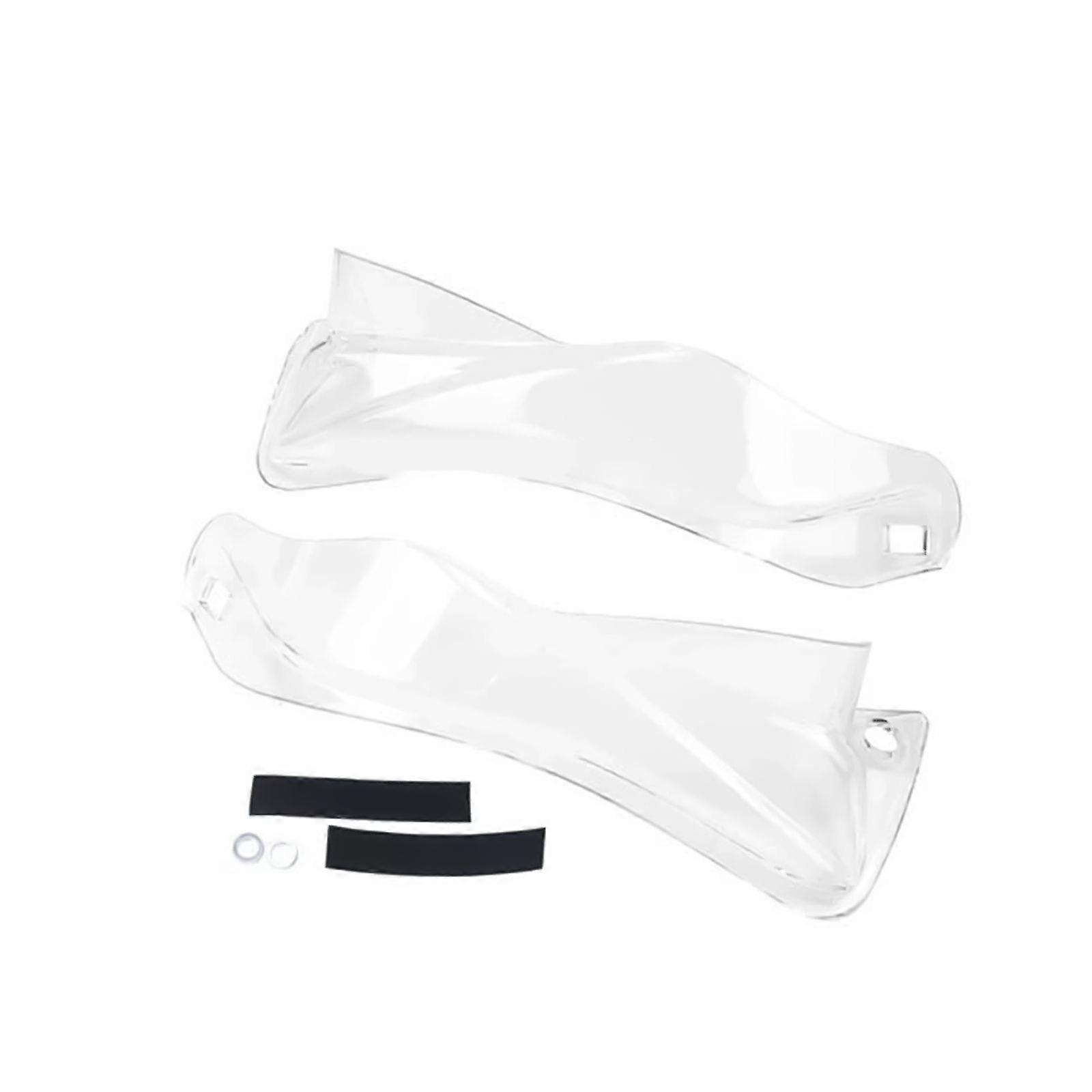 1 Pair Motorcycle Handle Protector Windshield Handguard Shield Modification Accessories Hand Guard for 2019-  Clear