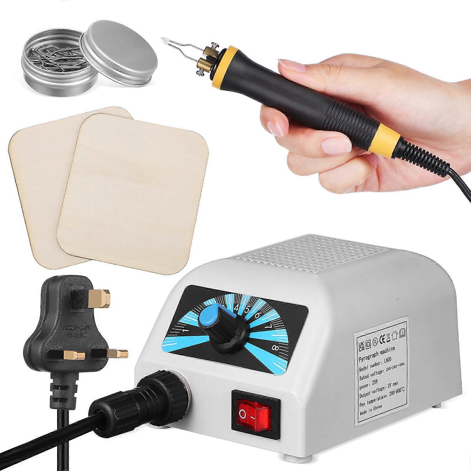 Engraving Tool Kit for Wood with Pyrography Pen and Burner for Craft