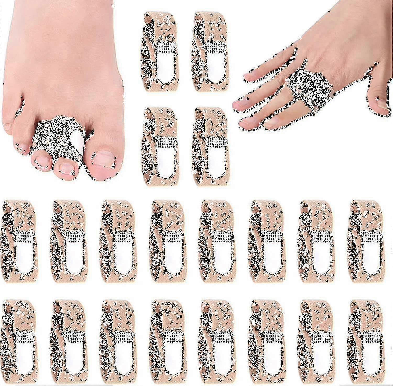 Bandages Broken Toe Splints Pads To Correct Hammer Toes, Broken Toes Crooked Toes And Overlapping Toes G