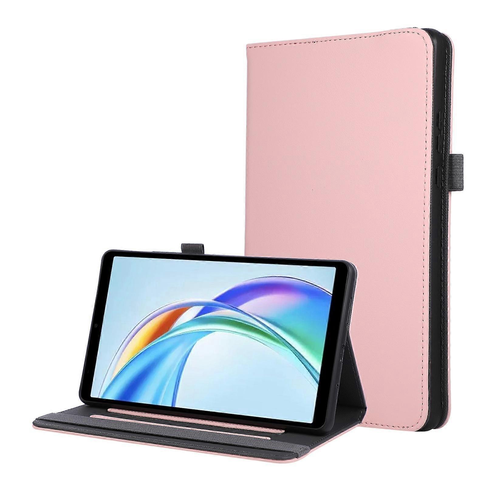 Macaron Color Hand Grip Leather Tablet Case with Holder For Honor Pad X7