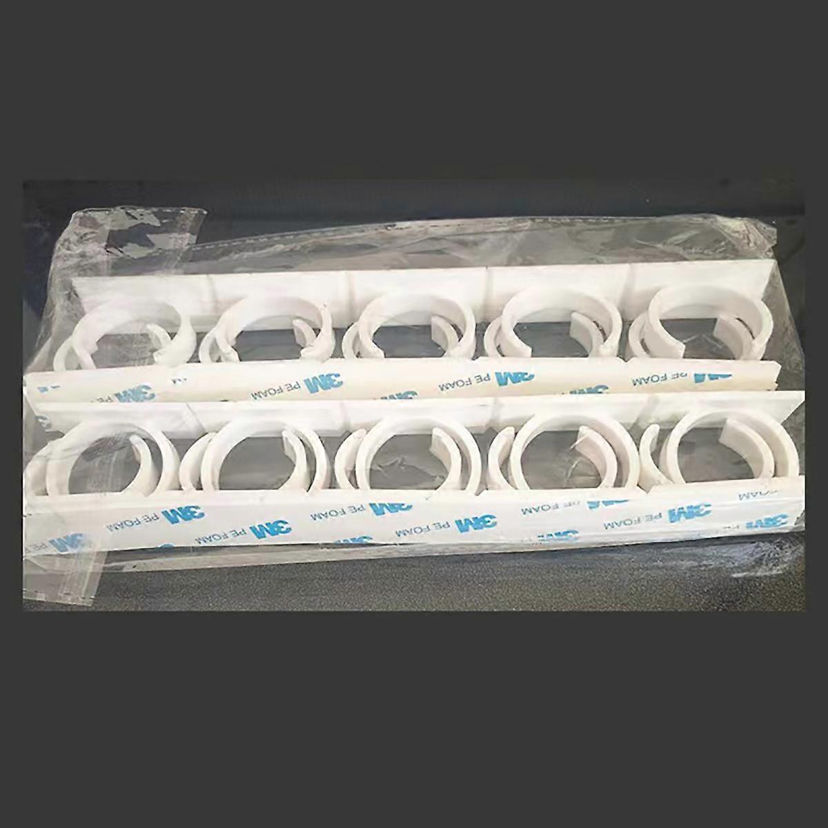 No-Punch Spice Rack Storage Plastic Storage with 3.5cm Hooks No-Punch Paste Neatly Storing Spice Bottles For Kitchen Use