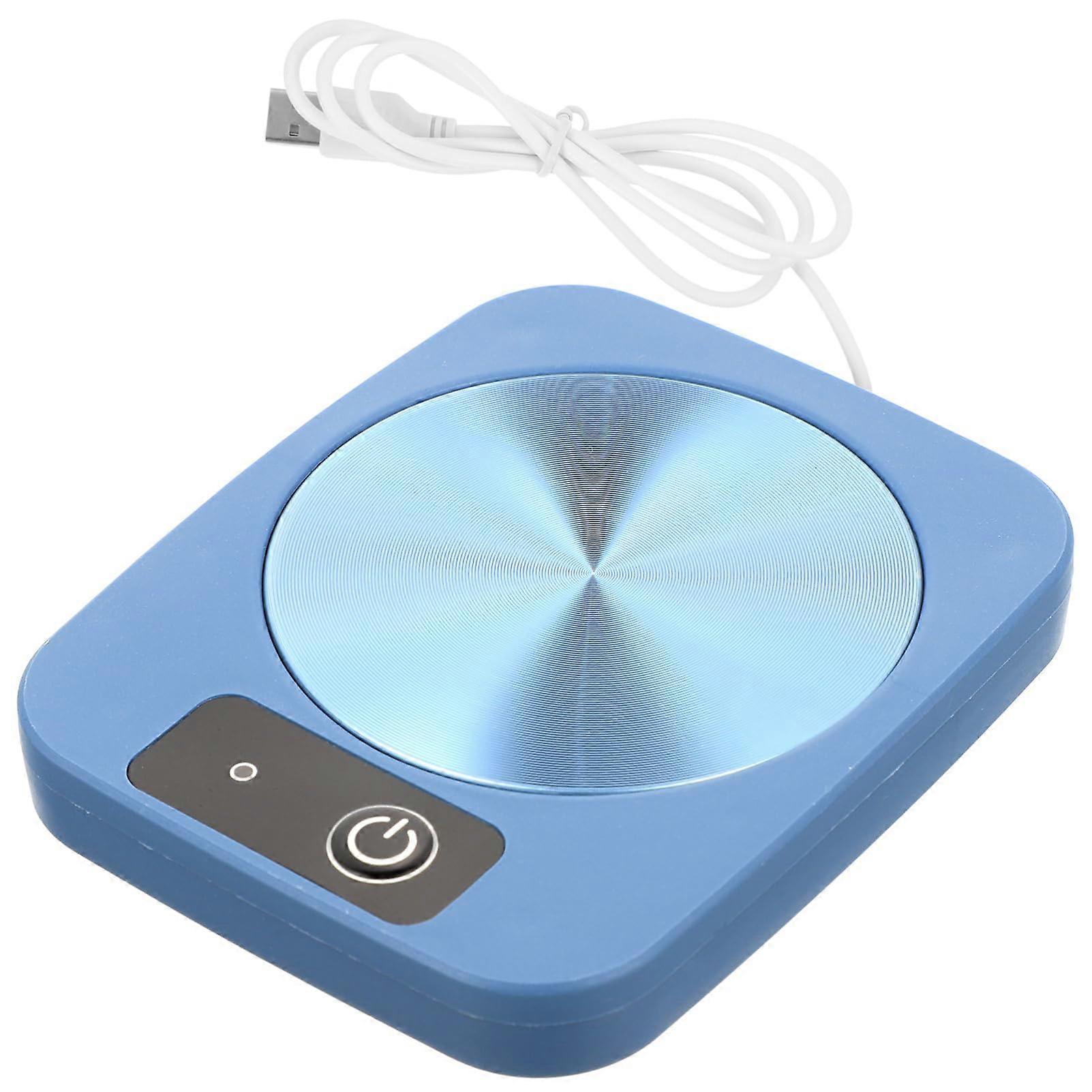 Automatic Coffee Mug Warmer with Temperature Control and Safe ShutOff, USB Powered for Home Office, Deep Sea Blue