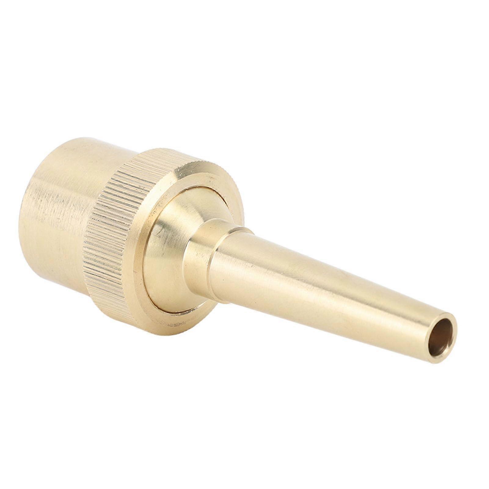 Adjustable Brass Fountain Nozzle G1.5 for Pond Garden Wide Spray Coverage and Durable Build