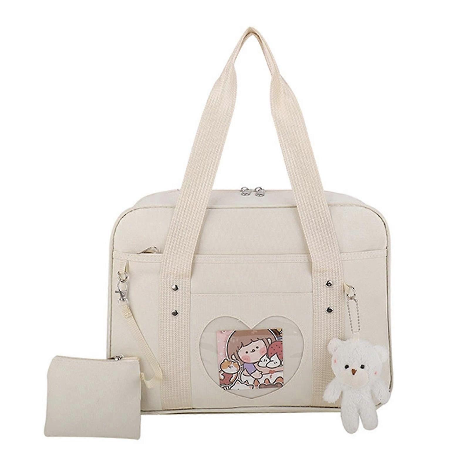 Uniform Style Itabag for Pin Display Clear front window to showcase your collection. Collectors Showcase