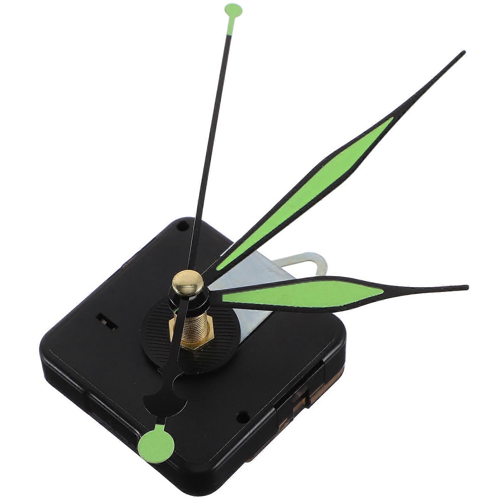 1 Set Glow in Dark Clock Hands Kit Quartz Clock Movement Replacement Motor Kit