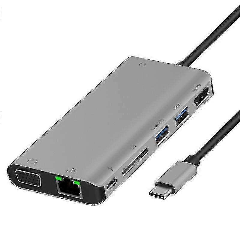 Onten 9591BD 8 in 1 USB-C / Type-C HUB