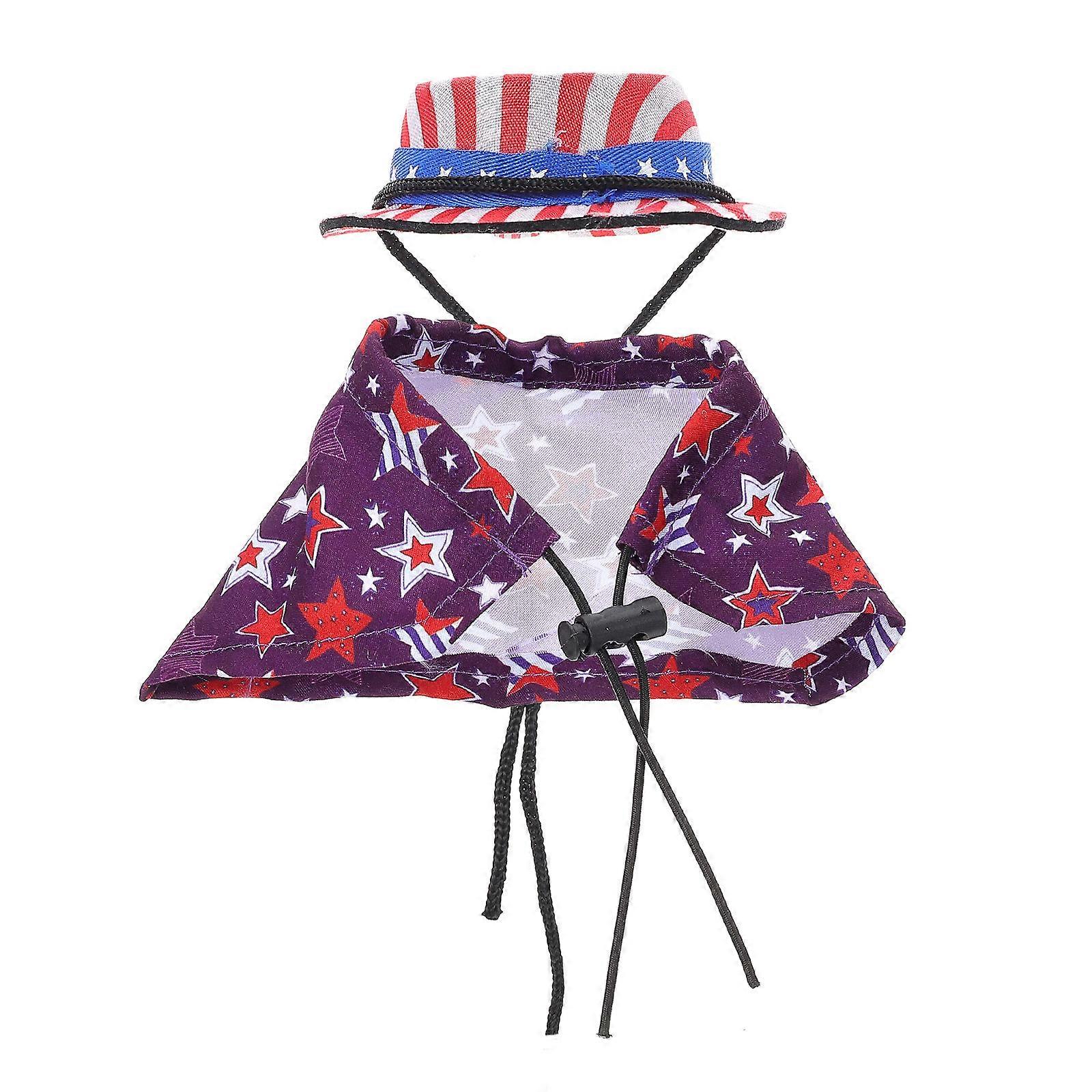 Star Hat Cloak Set for Hamster Adorable Pet Use 1Set