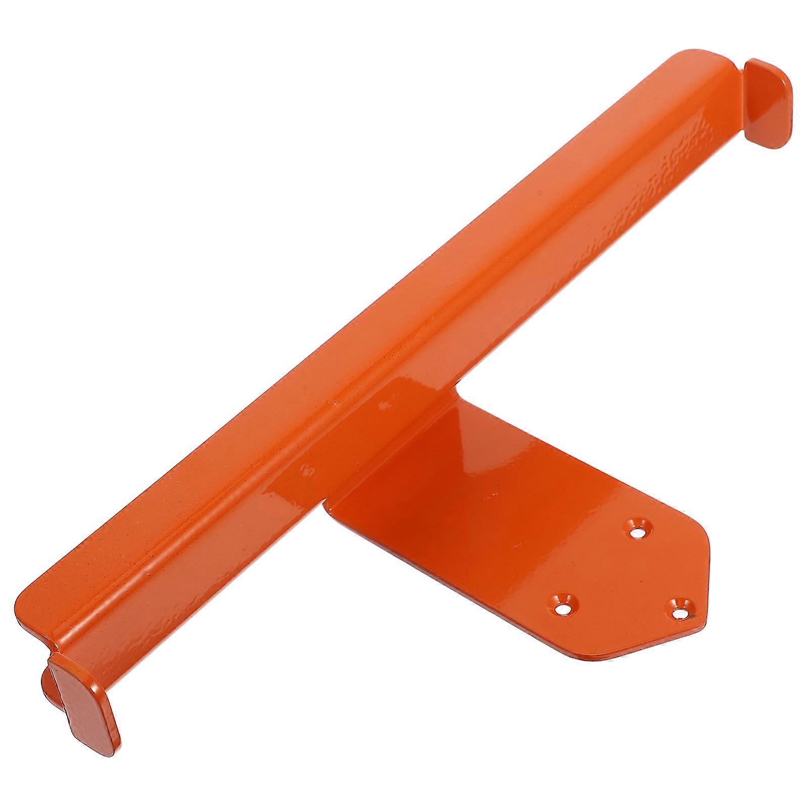 Metal Backpack Leaf Blower Hanger for Wall Storage Rack Orange