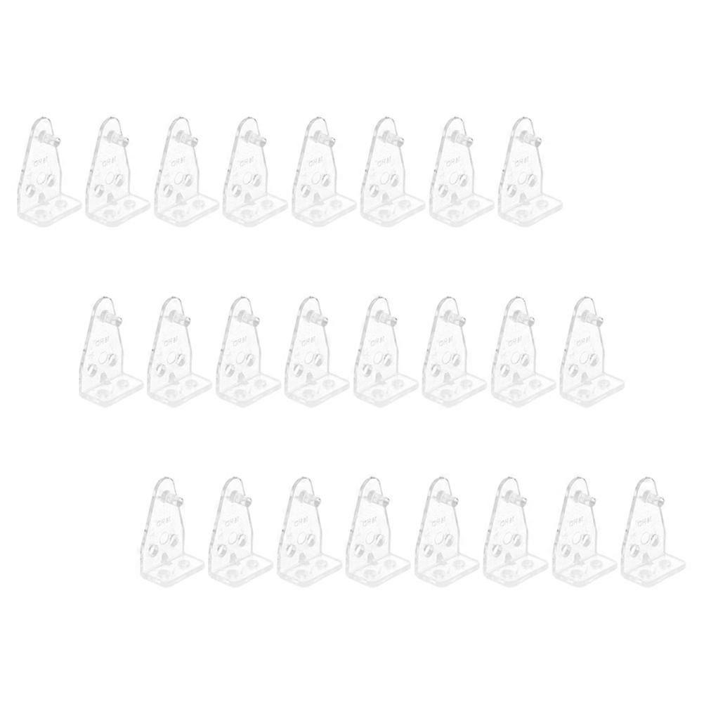 Replacement Blind Hold Down Brackets POM Material Precise Positioning 24Pcs For Window Treatments Horizontal Blinds