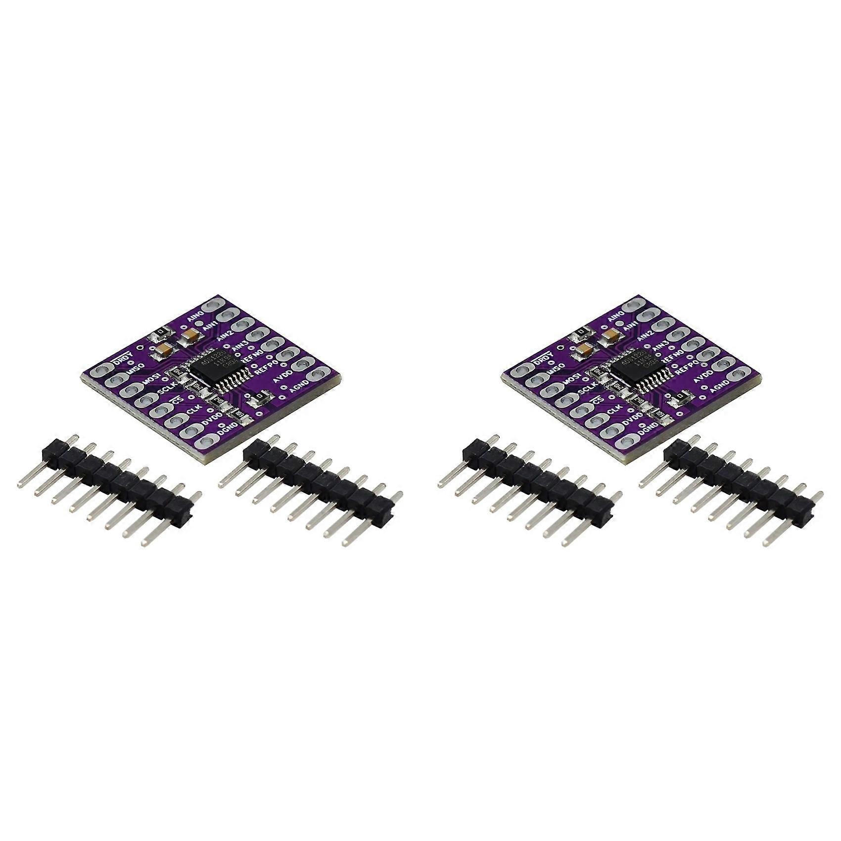 2 modules convertisseurs analogique-numérique 24 bits ADS1220, interface I2C basse consommation