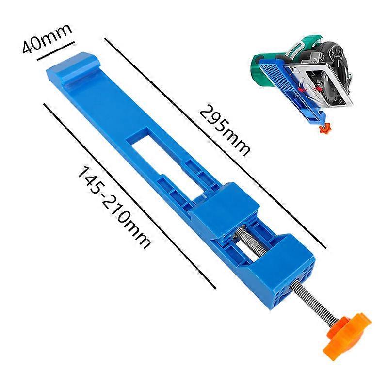 Adjustable Woodworking Cutting Guide Precision Circular Saw Milling Machine Base Thin Blade Clamp Quick Cuts Woodworking Tools