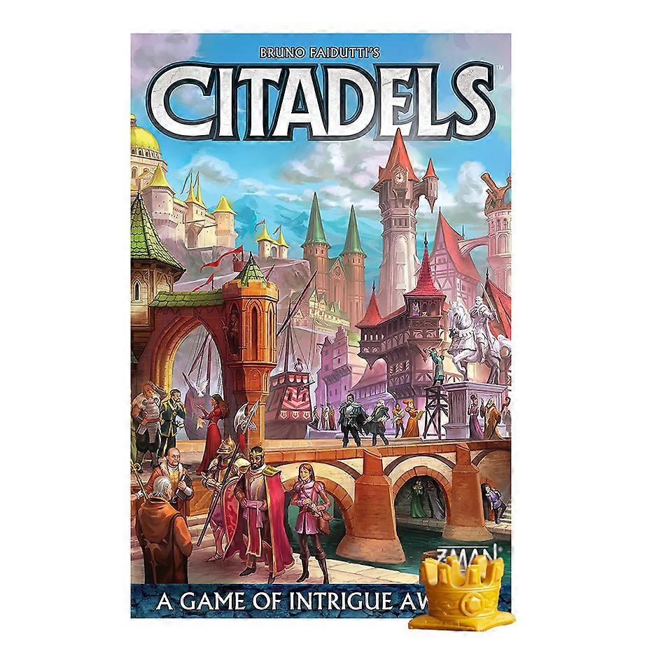 Citadels Revised Edition , Board Game- Master Builder Showdown!  , Ages 10+ , 2-8 Players , 30-60 Minutes Playing Time
