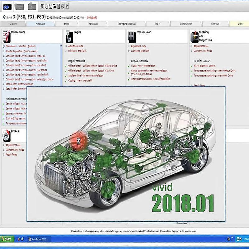 Alldata 10.53  Automotive Dinostic Software provides all data technical support for cars  Vivid Workshop DATA 2018.01 Europe