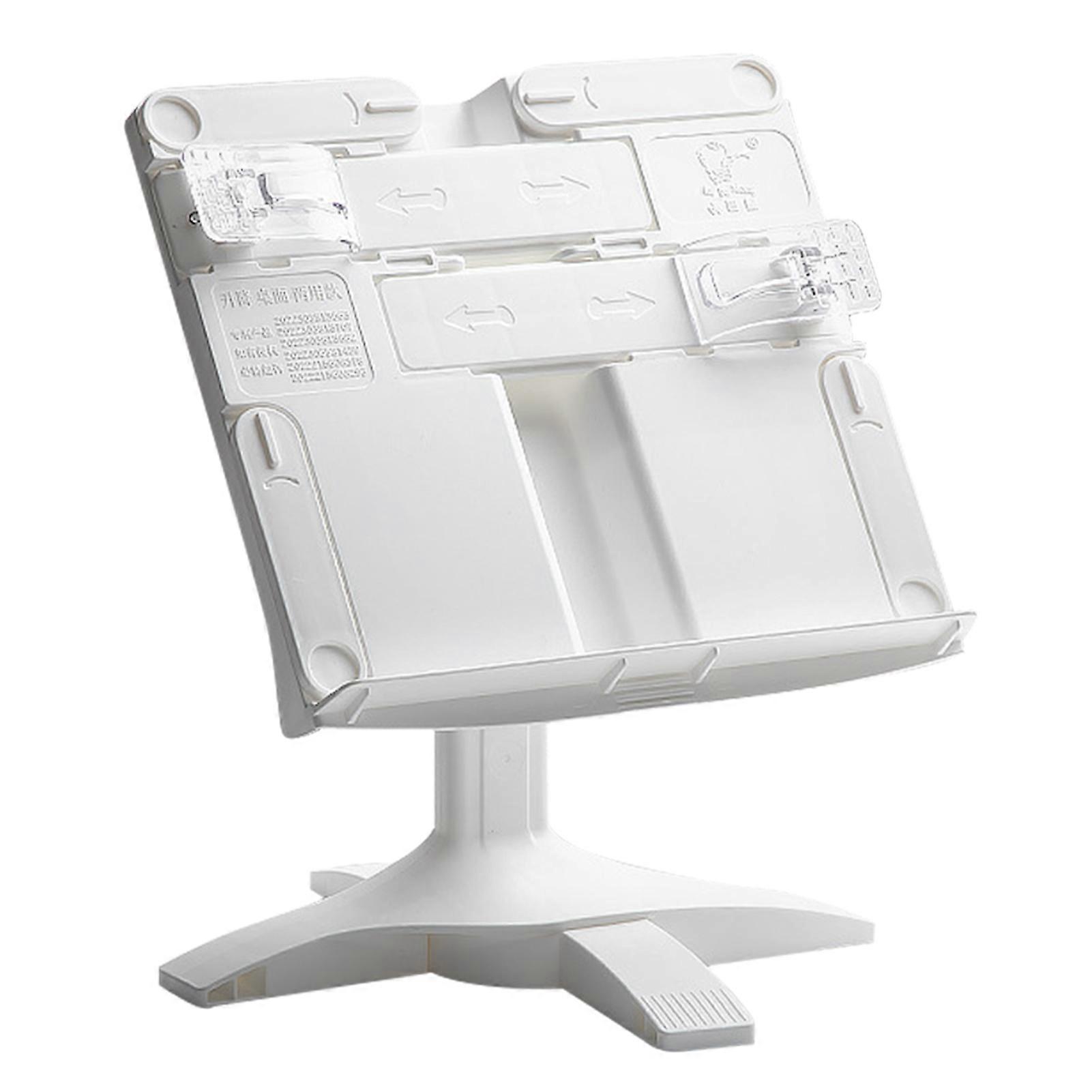 Reading Bookshelf Adjustable Rotatable Lifting Landing Reading Portable Book Support Multifunctional Document Shelf for Home