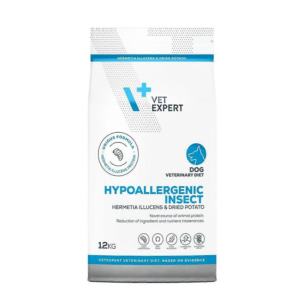 Futter VETEXPERT Hypoallergenic Insect Dog 12 kg