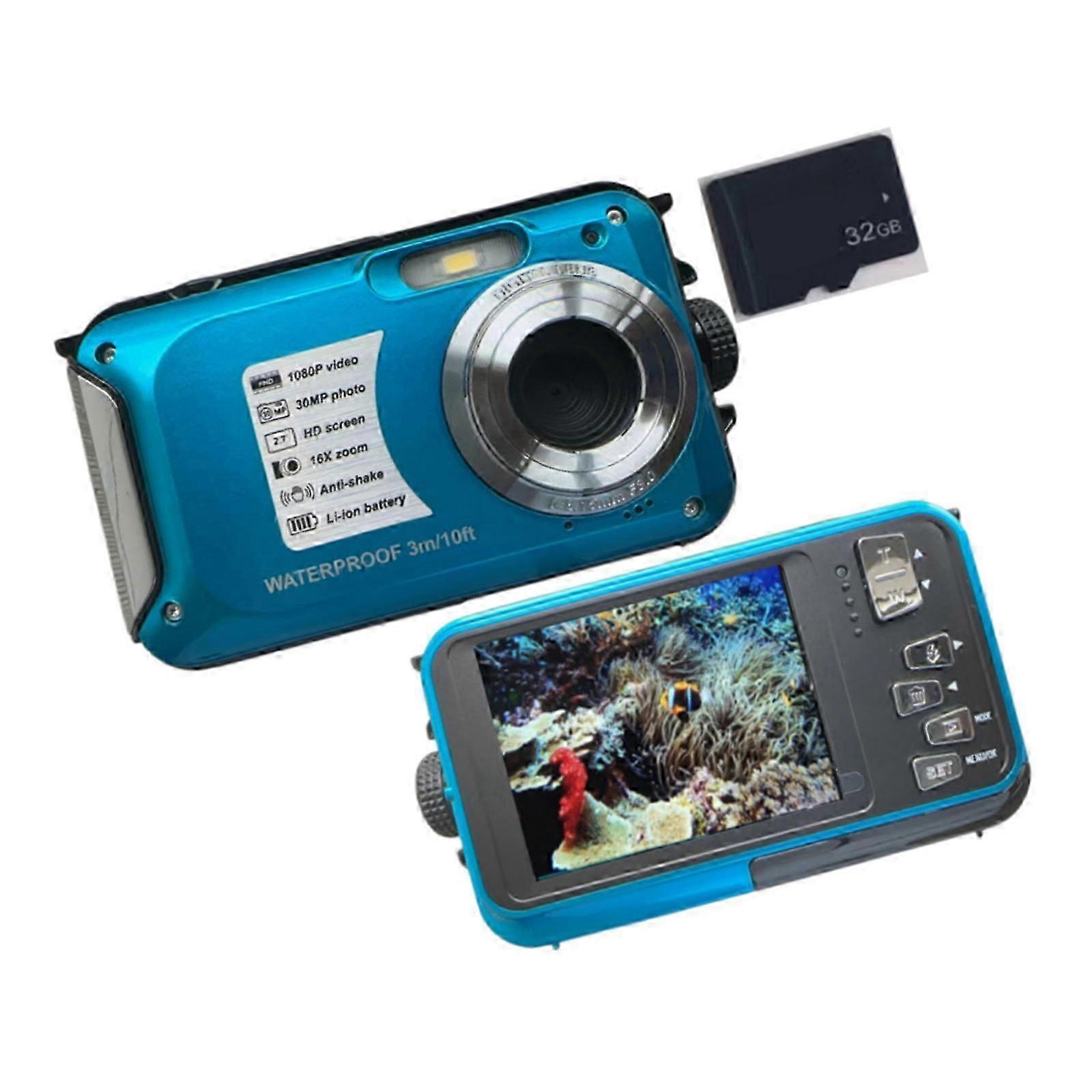 1080P Full Resolution Impermeable Adventure Camera 30MP Transducer For Adventurers Multicolor Cs fast