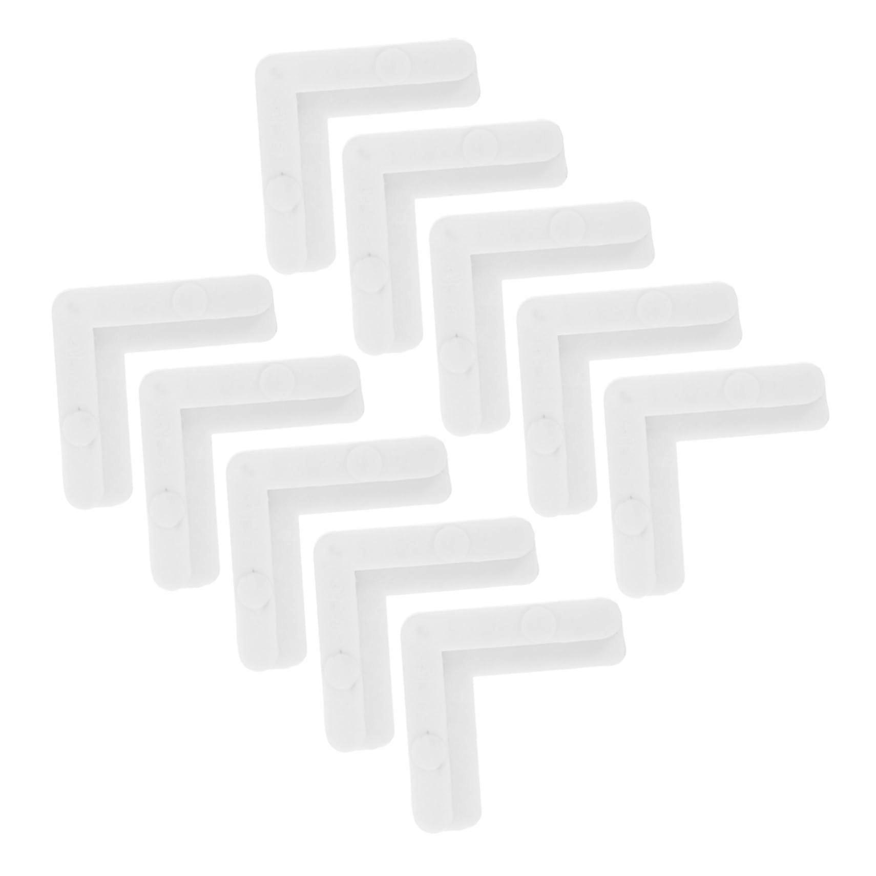 10pcs Window Screen Corner Brackets with Reinforcement Design for Screen Door Frame