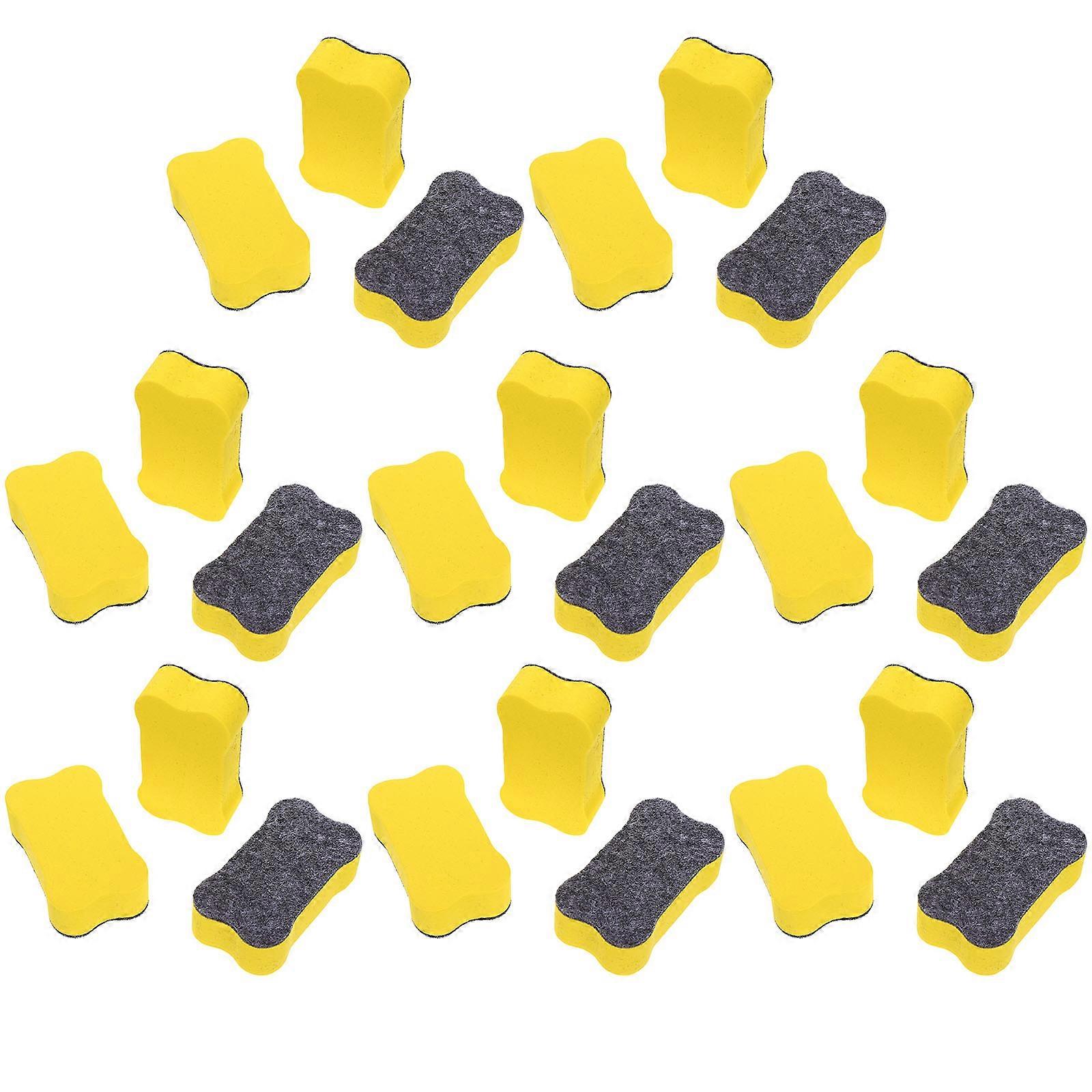 Whiteboard Erasers Dry Erase Eraser Bone-Shaped for School 96Pcs