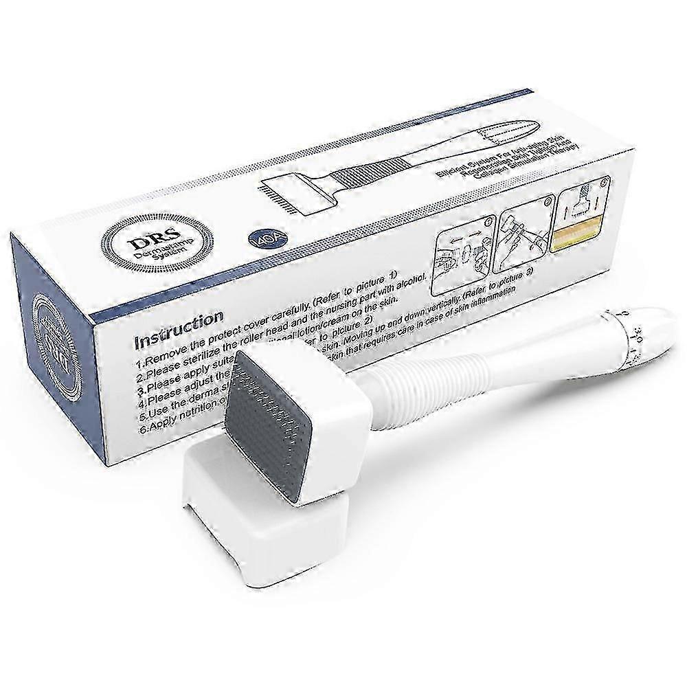 Adjustable Microneedle Derma Stamp For Face Skin Acne Scar Repair And Hair Growth - Microneedling Derma Ro_Lucky_B