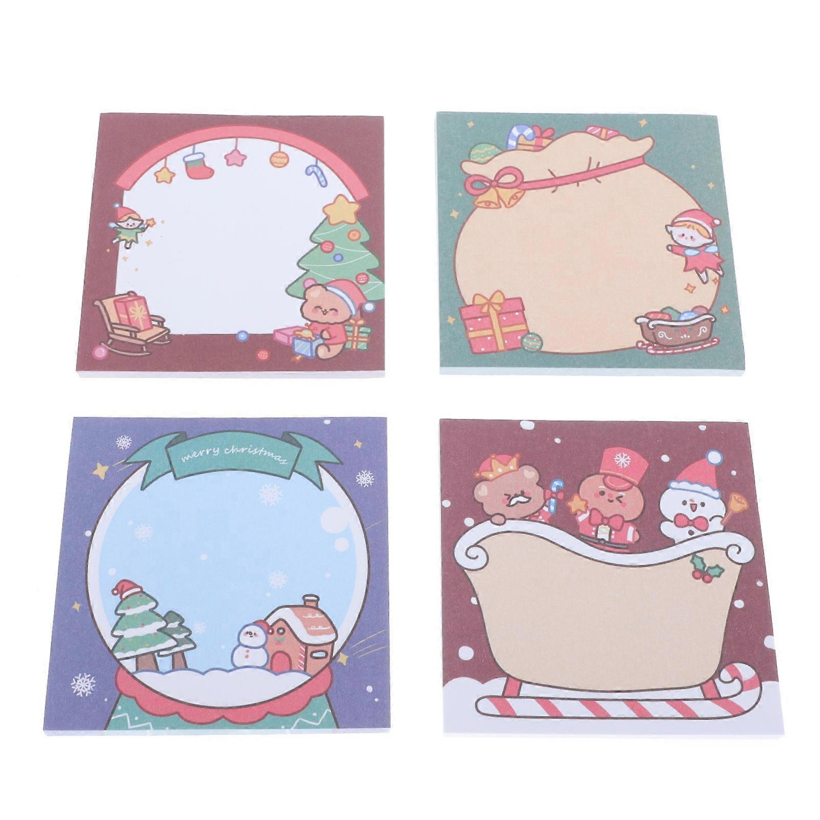 Xmas Sticker Notes Christmas Decoration for Message 72Pcs Pack