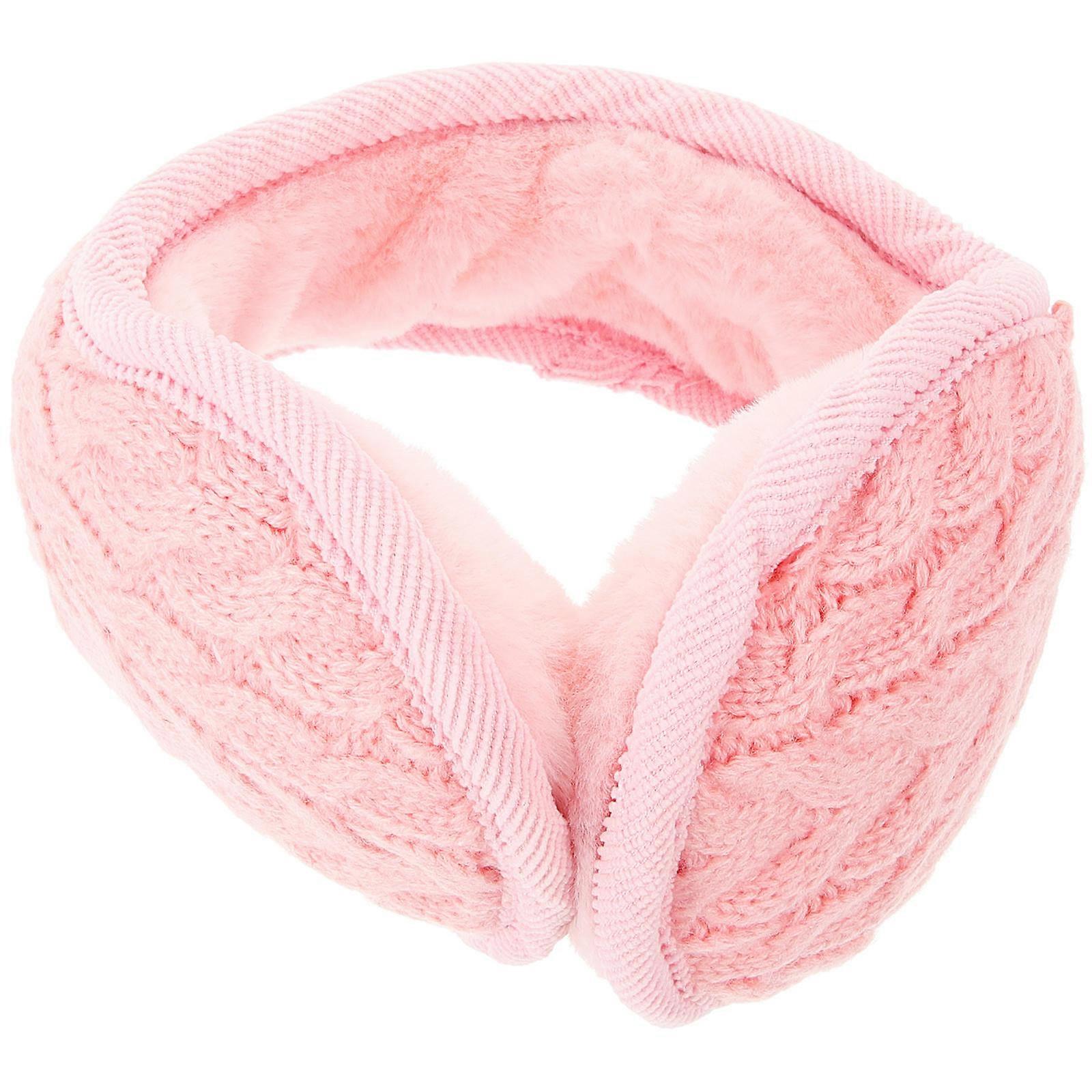 Universal Ear Warmer Foldable Knitted Cotton Earmuff for Keeping Warm 1Pcs