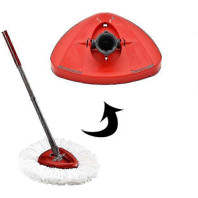 Microfiber Mop For Deep Cleaning, Triangle Spin Mop Replacement Head, Easy Installation Compatible With Vileda Easywring Cedar Mop, Machine Washable,